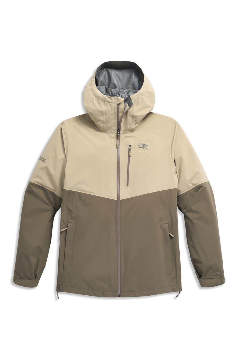 Foray 3L Waterproof Jacket, Alternate, color, PRO KHAKI/ GRAVEL