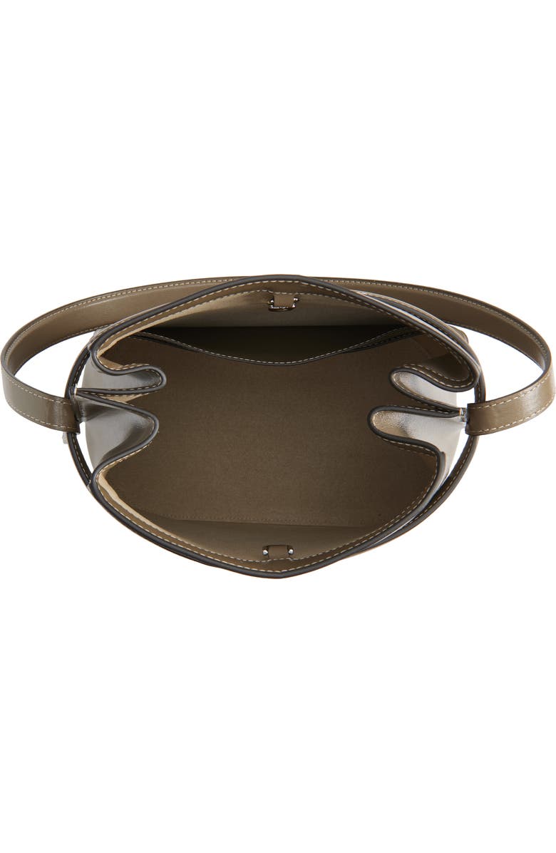 TOTEME Belted Leather Bucket Bag, Alternate, color, Taupe