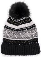 MUK LUKS Women's Cuff Knit Beanie with Pom