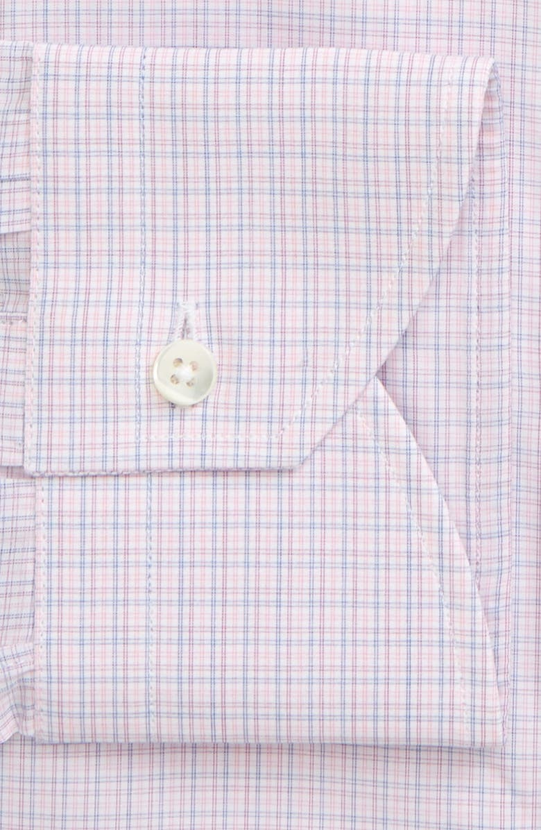 Canali Regular Fit Plaid Dress Shirt, Alternate, color,