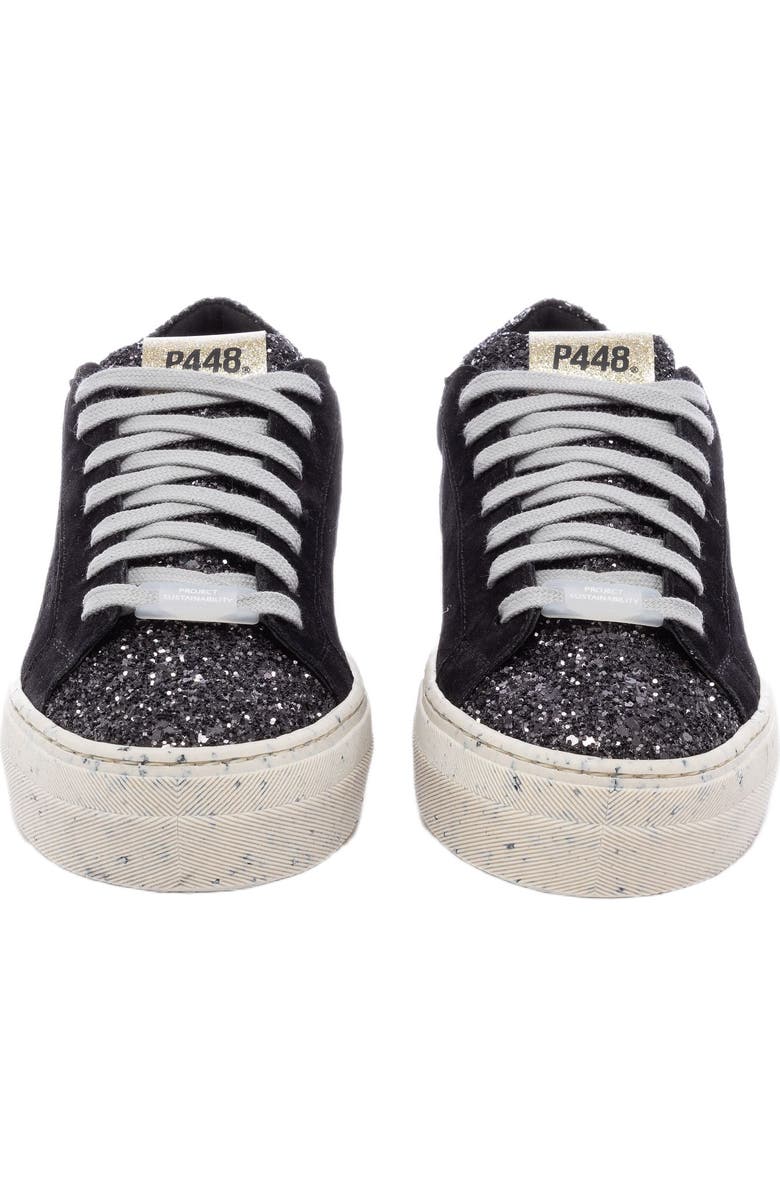 P448 Thea Platform Sneaker, Alternate, color, Black-Gunmetal