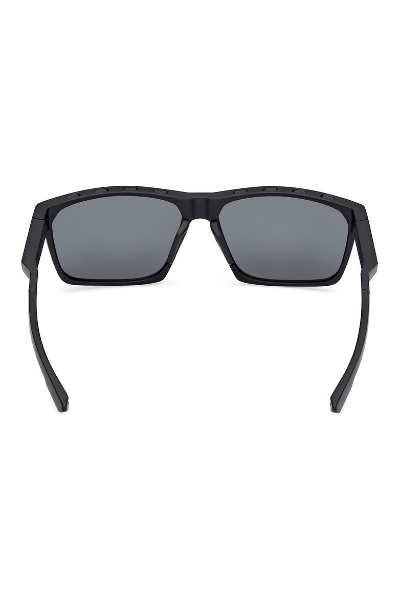 59mm Navigator Sunglasses, Alternate, color, MATTE BLACK / SMOKE POLARIZED