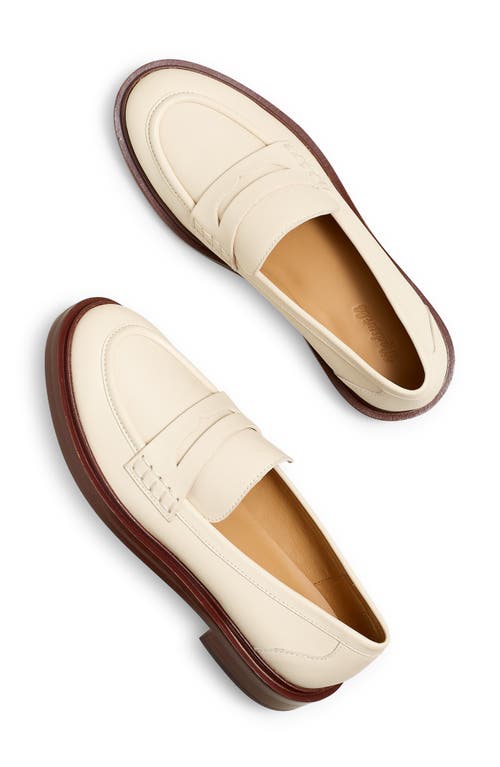 Madewell The Vernon Loafer In Ecru