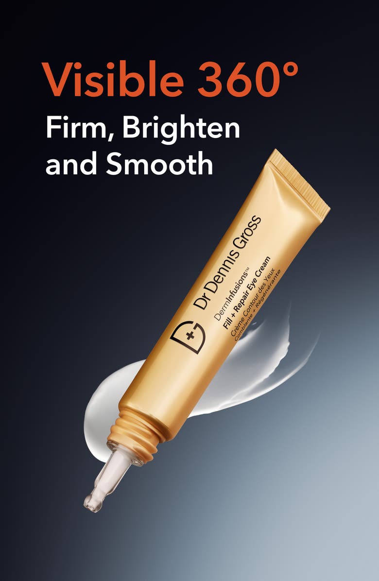 Dr. Dennis Gross Skincare DermInfusions<sup>™</sup> Fill + Repair Eye Cream, Alternate, color,