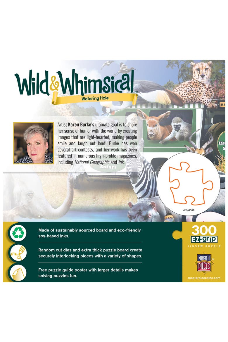 Watering Hole 300 Piece Jigsaw Puzzle, Alternate, color, Multicolor