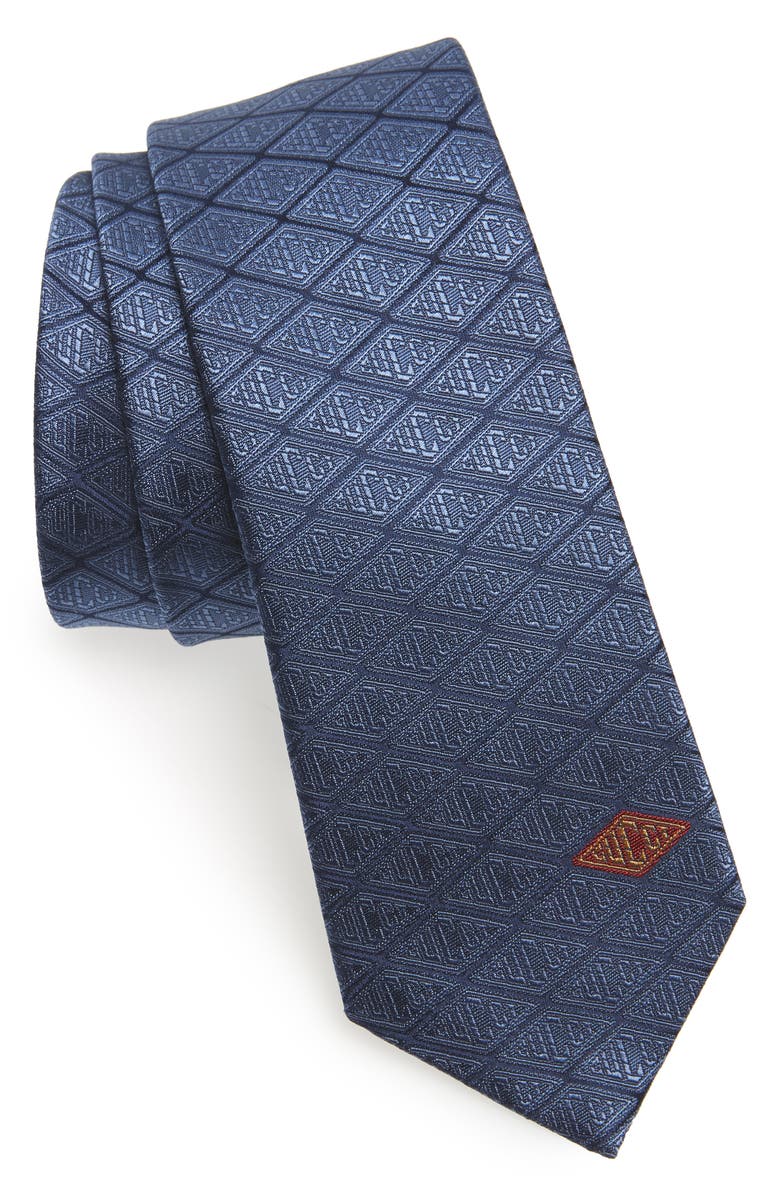 Gucci New Logo Silk Tie, Main, color, 