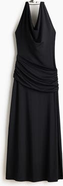 H&M Draped Halterneck Dress