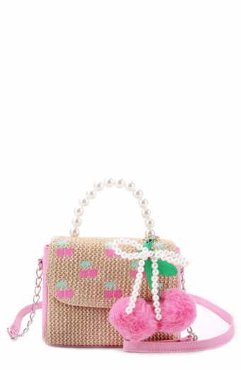 OMG Accessories Kids' Embroidered Cherry Crossbody Bag & Charm Set