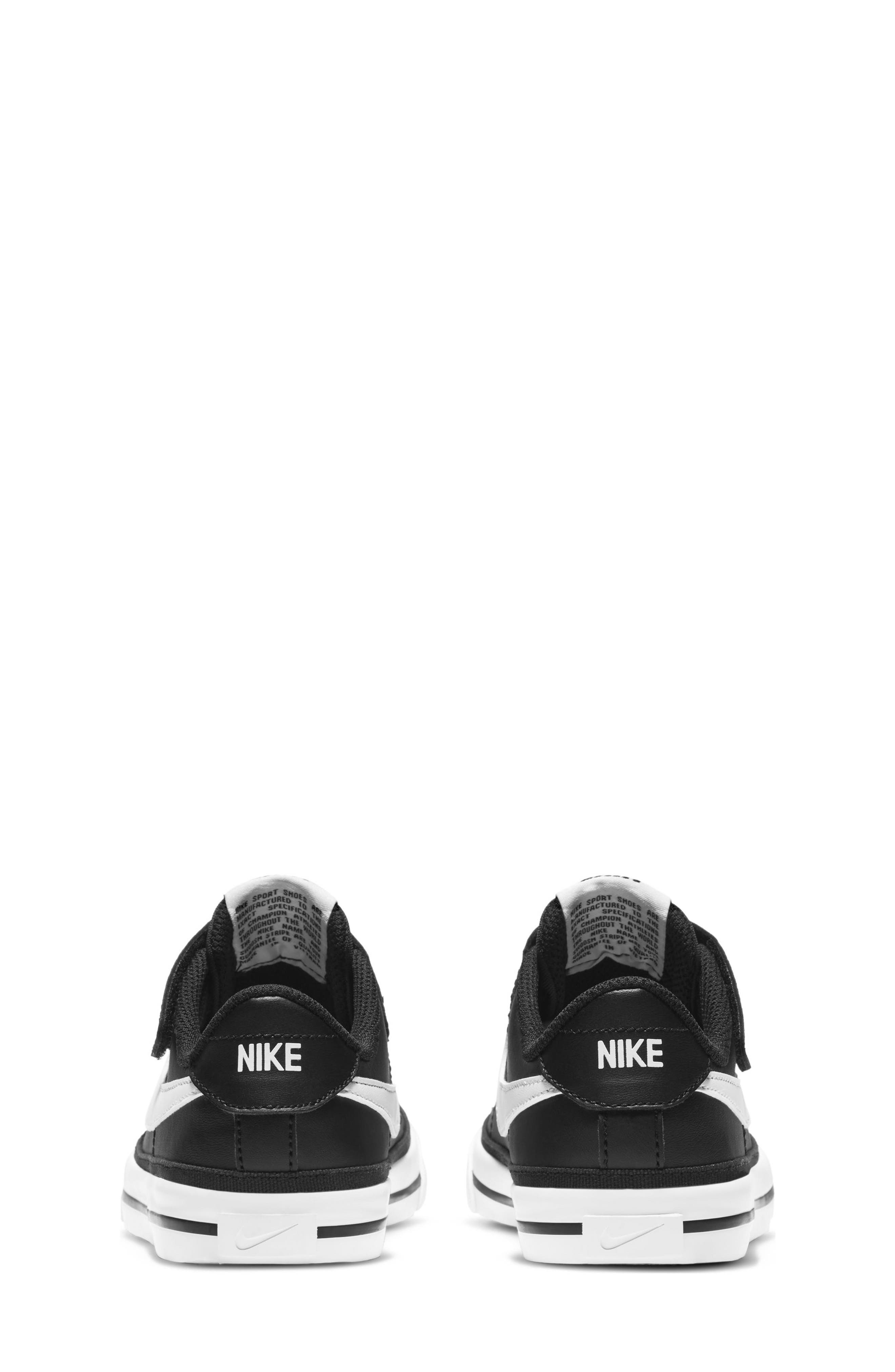 Nike Kids' Court Legacy Sneaker, Alternate, color, Black/ White/ Light Brown
