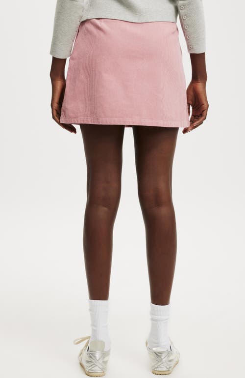 Shop Cotton On Cord Mini Skirt In Vintage Rose