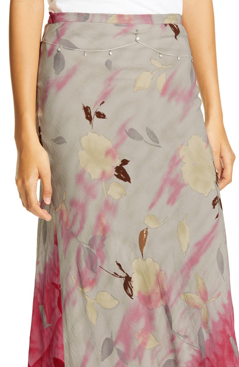Collina Strada Yod Pierced Waist Maxi Skirt, Alternate, color, 