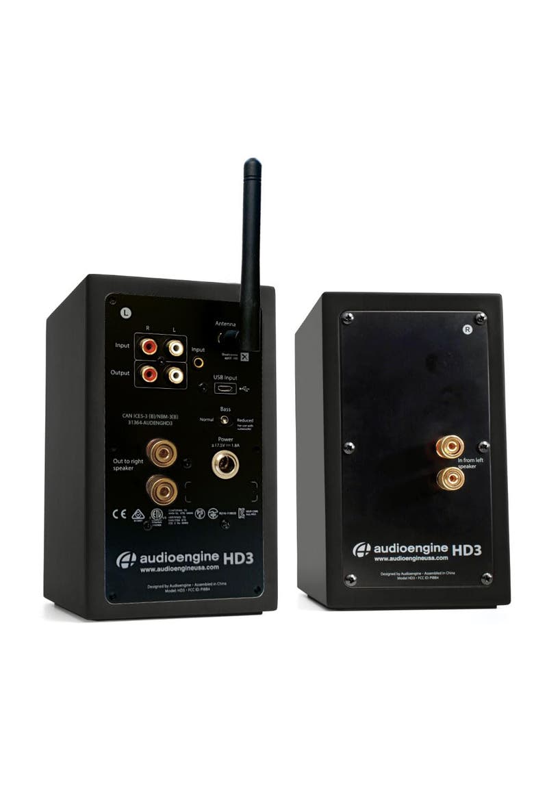 HD3 Premium Desktop Speakers System w/Bluetooth aptX-HD, Alternate, color, Black