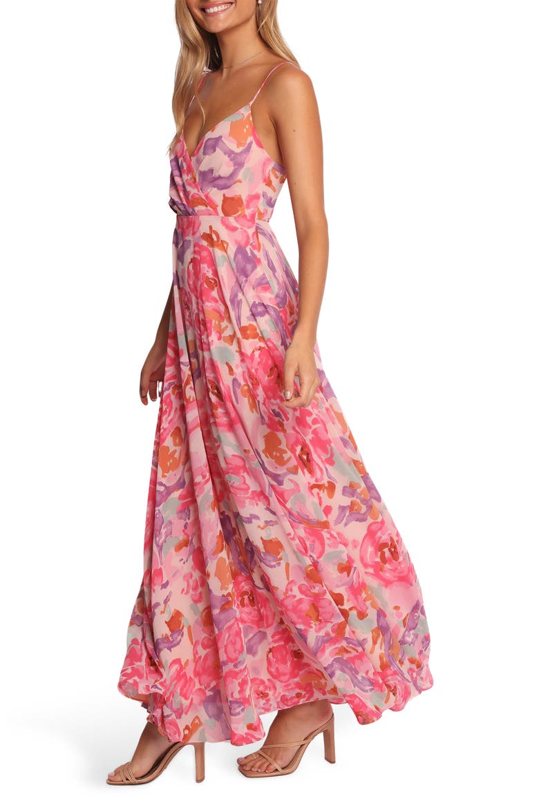 Madilyn Floral Sleeveless Maxi Dress, Alternate, color, MULTI FLORAL