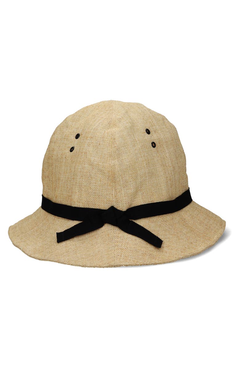 Fortela Sainttropez "Japan Made " Cotton Cloche Hat, Main, color, Natural