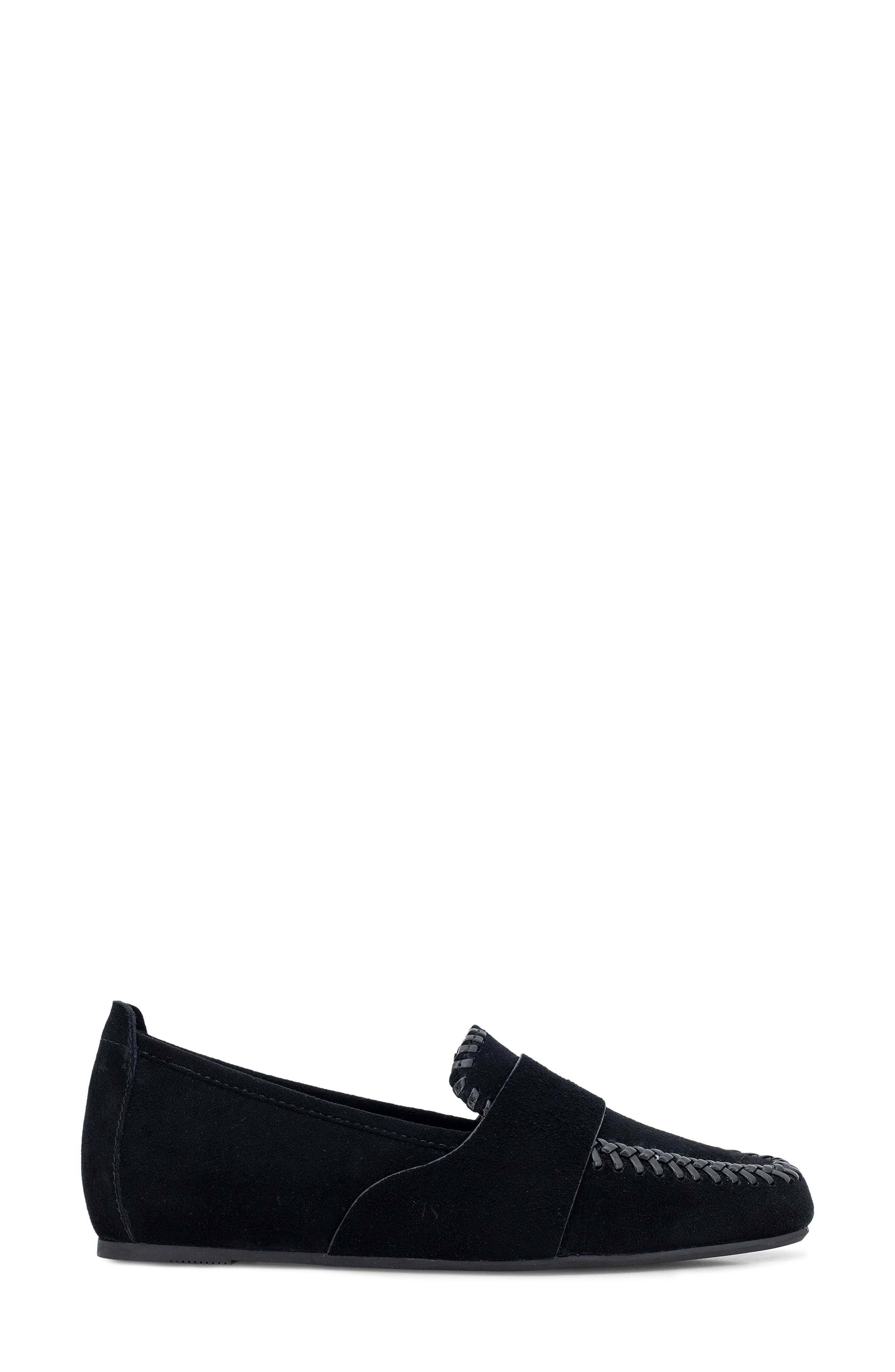 Gentle Souls Sandra Loafer, Alternate, color, Black Suede