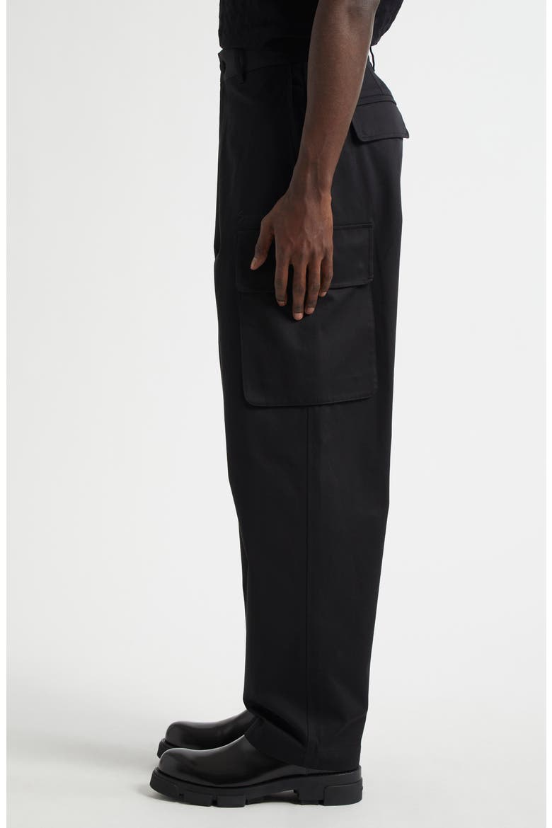 Cotton Cargo Pants, Alternate, color, BLACK
