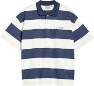 Carhartt Work In Progress Delray Stripe Organic Cotton Jersey Polo