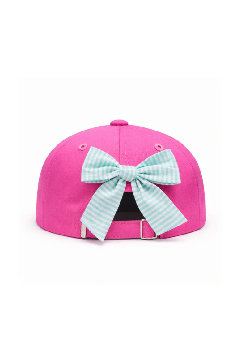 Dolphin Daydream Bow Baseball Hat, Alternate, color, Magenta