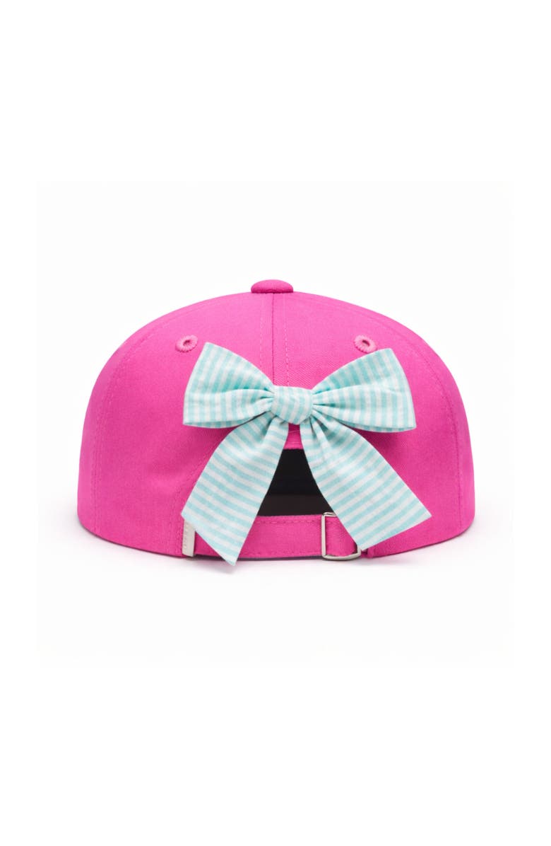 Bits & Bows Dolphin Daydream Bow Baseball Hat, Alternate, color, Magenta