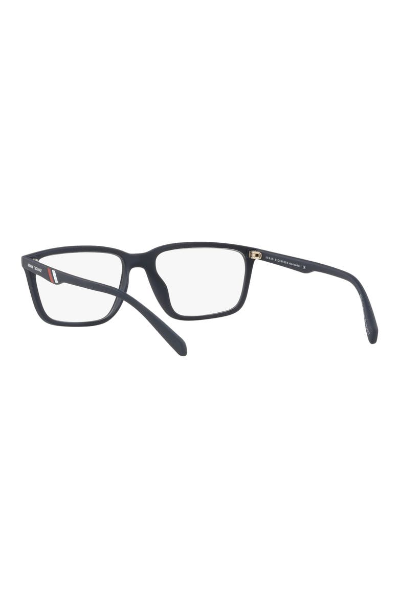 55mm Pillow Optical Glasses, Alternate, color, MATTE BLUE