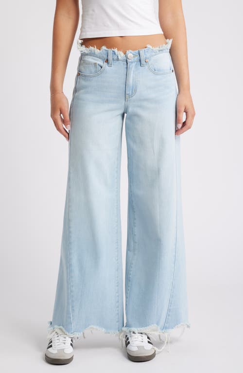 1822 Denim Destructed High Waist Wide Leg Jeans in Selah 