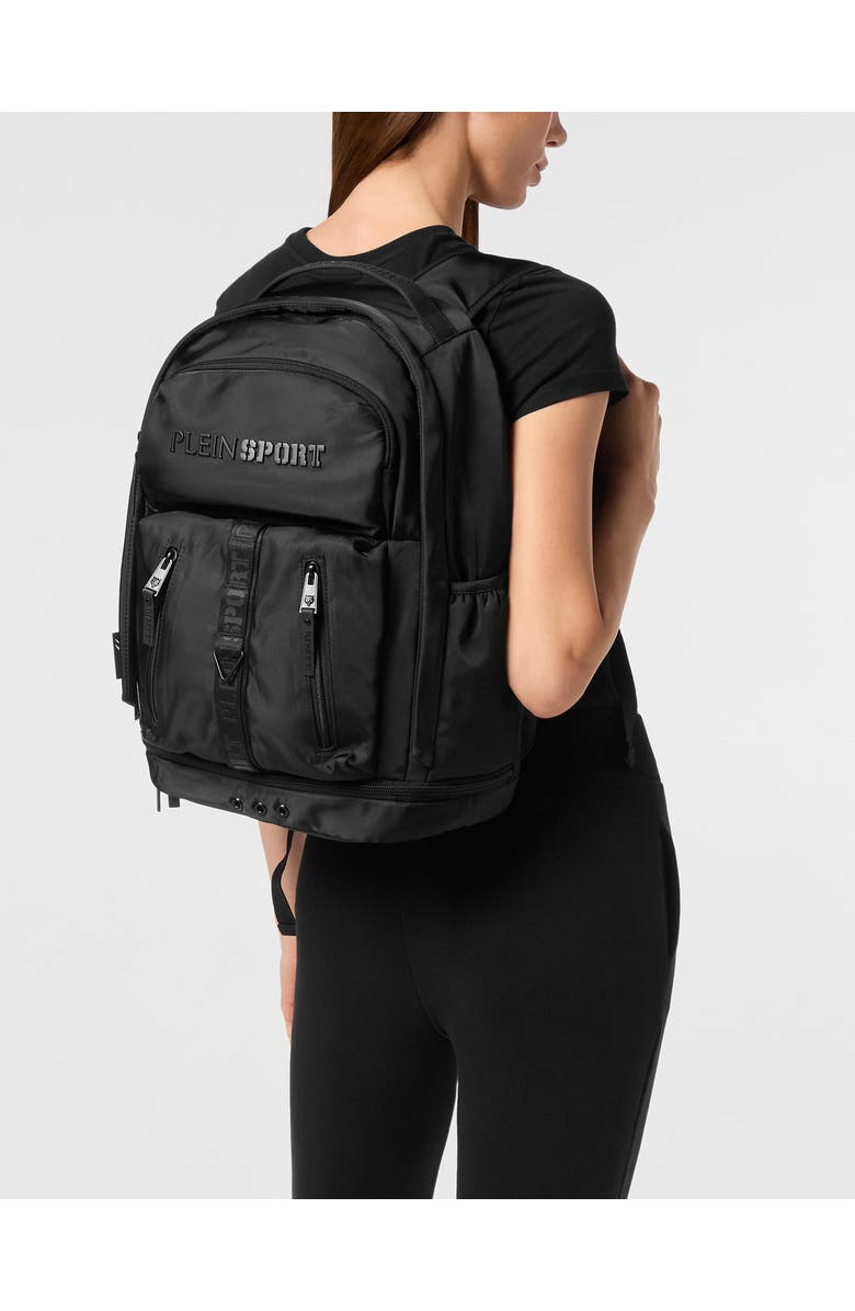 PLEIN SPORT Technical Backpack Ps Unisex, Alternate, color, Black