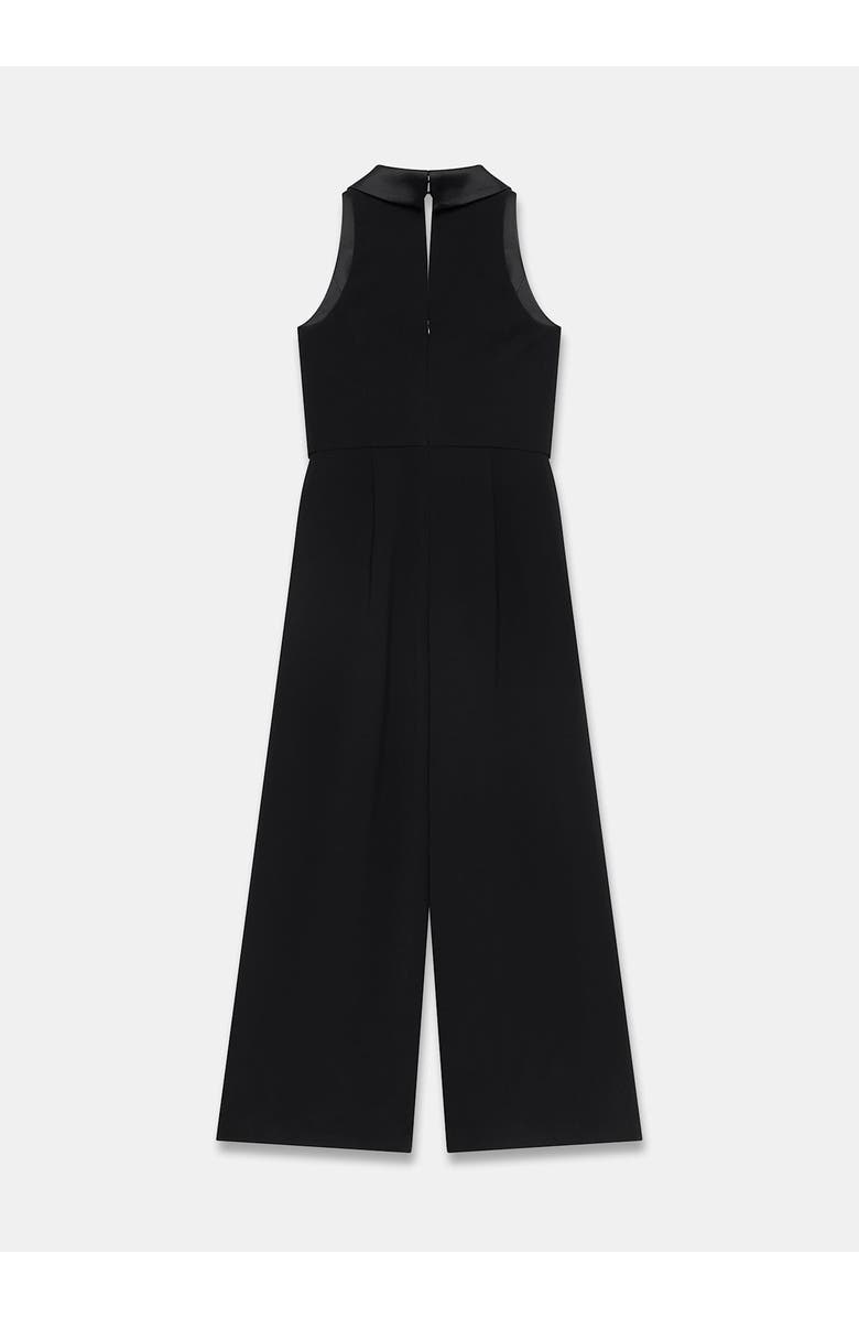MINT VELVET Tuxedo Wide Leg Jumpsuit, Alternate, color, Black