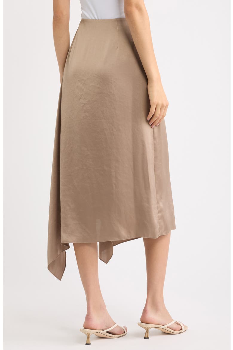 Convertible Satin Skirt, Alternate, color, MOCHA TAUPE - 2QC