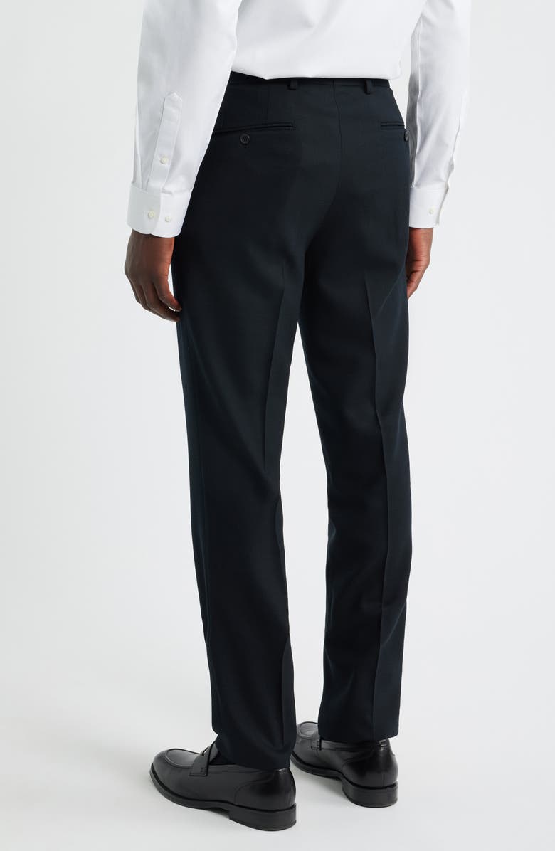 Heritage Gold Luxury Performance Stretch Wool Suit Separate Pants, Alternate, color, Black