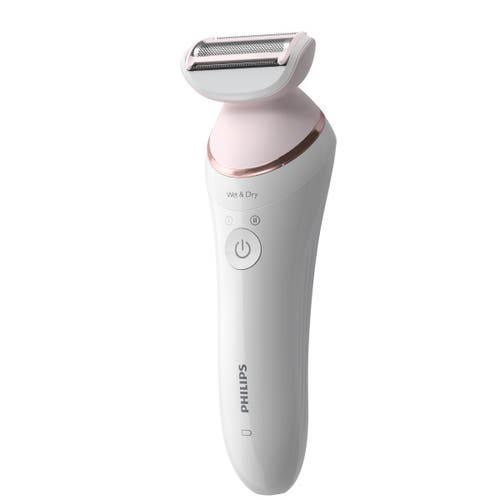 Philips Norelco Epilator Series 8000, Rechargeable Wet & Dry Epilator With Ceramic Tweezers And Acce In White