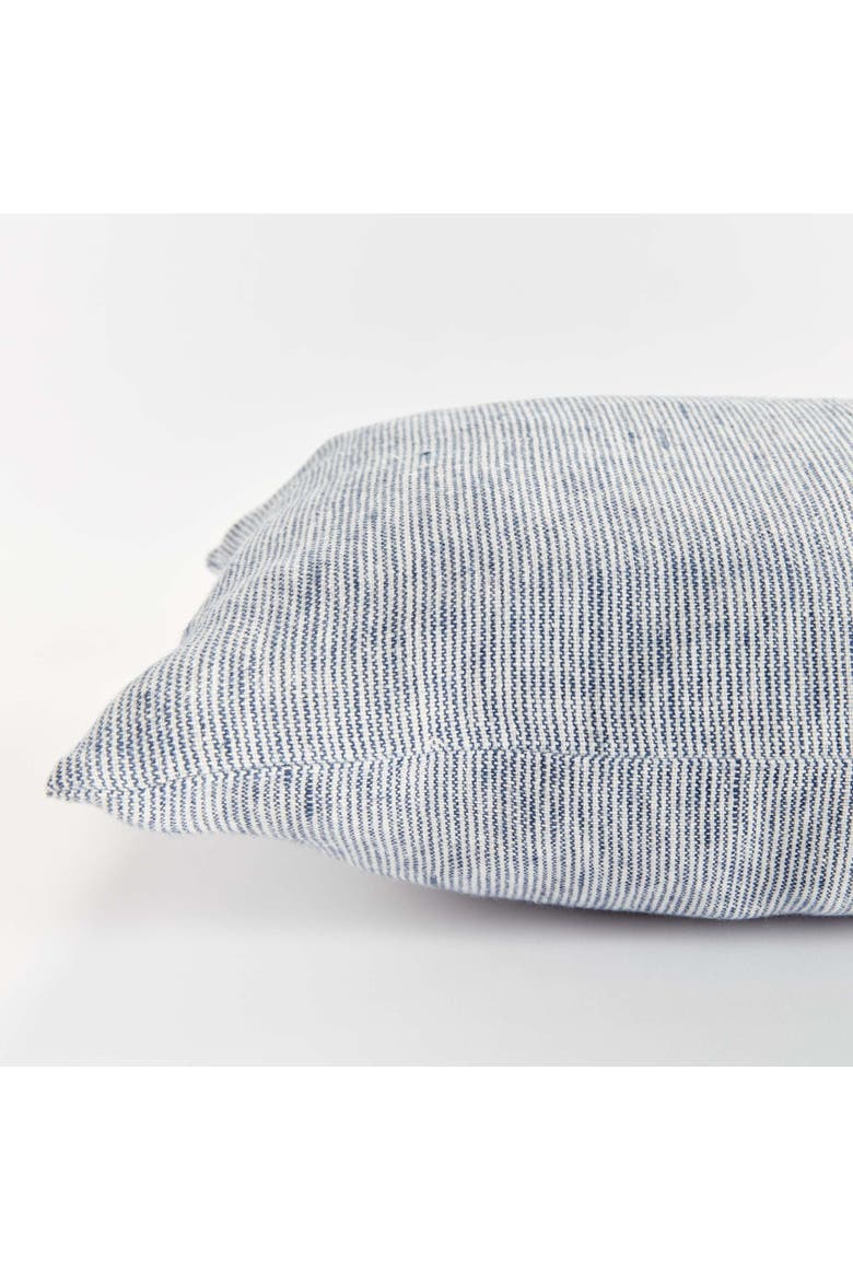 Otis Pinstripe Lumbar Pillow, Alternate, color, Blue