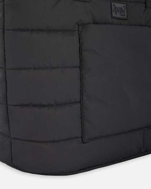 Deux Par Deux Unisex Tote-style Diaper Bag In Black