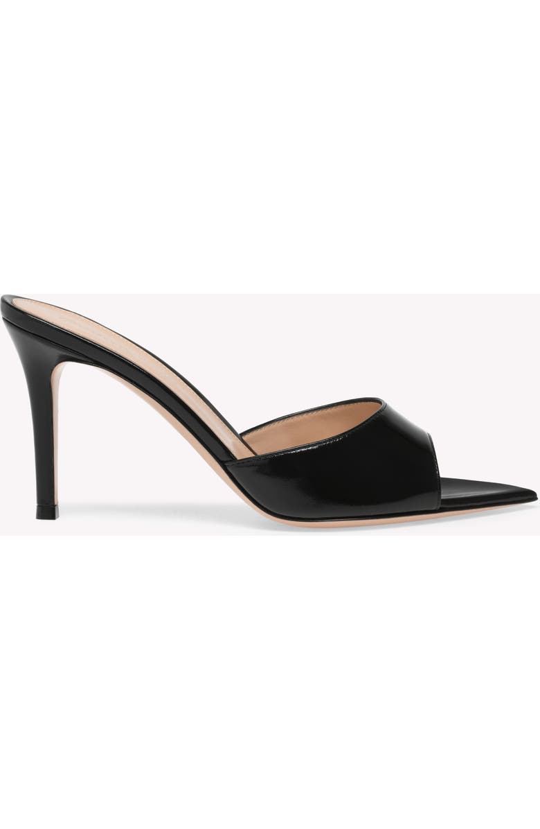 Gianvito Rossi Elle 85 Mule, Main, color, Black Nappa