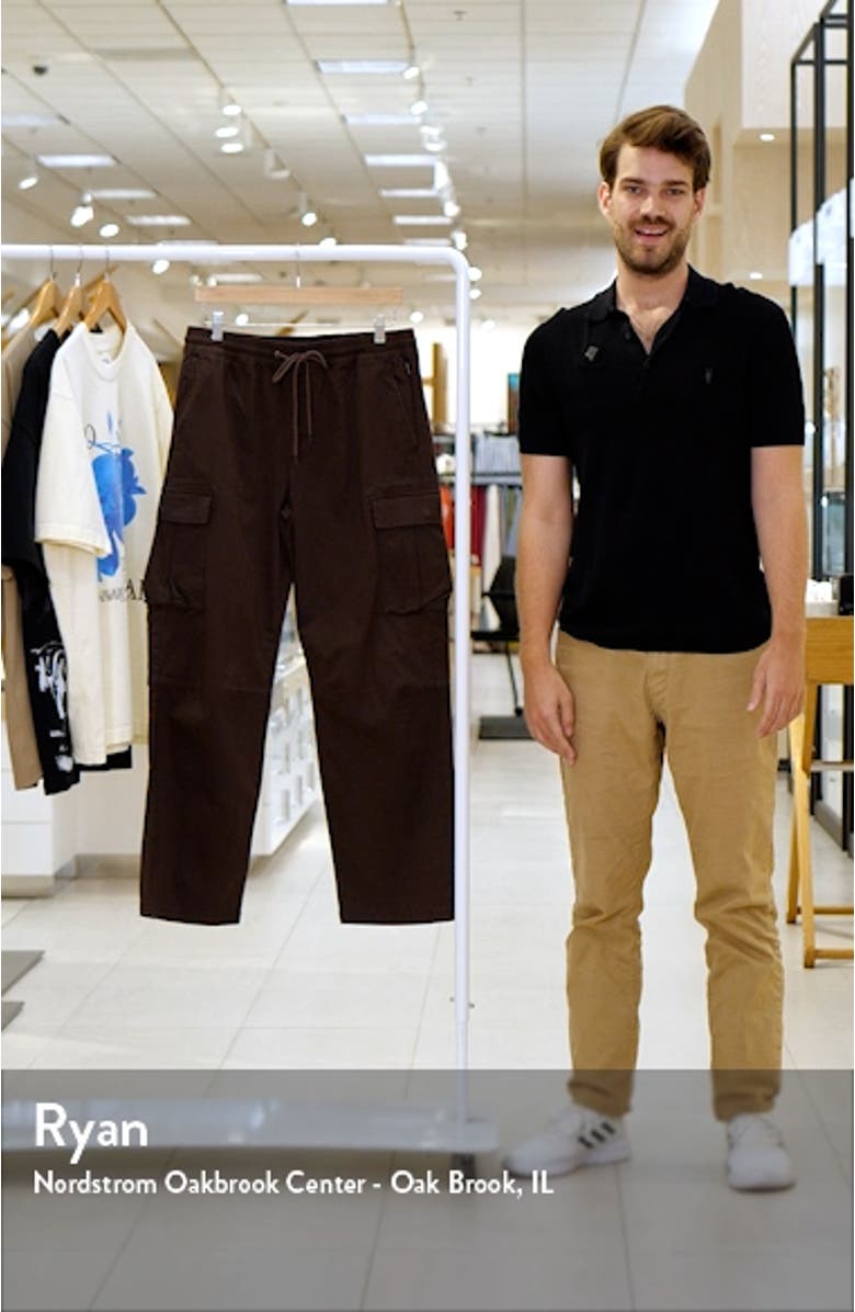 Brody Wide Leg Drawstring Cargo Pants, sales video thumbnail