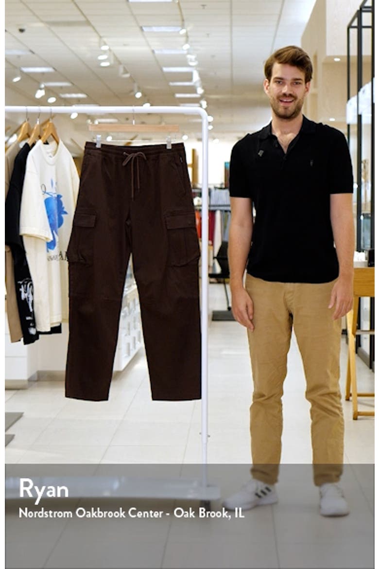 Brody Wide Leg Drawstring Cargo Pants video
