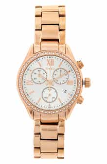 Timex® Chronograph Stainless Steel Bracelet Watch, 38mm