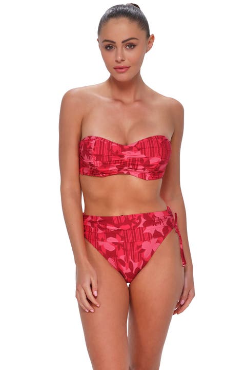 Loretta Bandeau Bikini Swimsuit Top - DD Cup