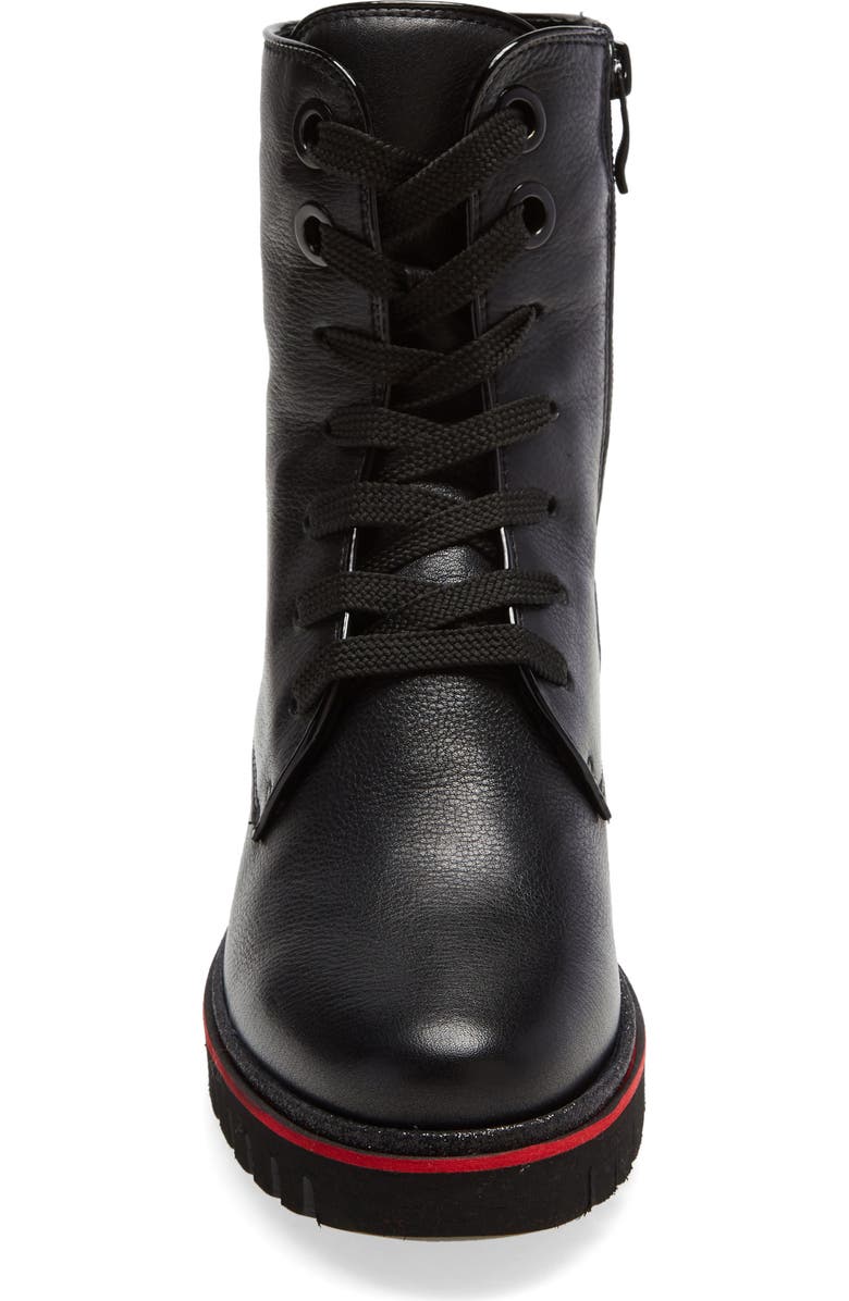 ara January Lug Sole Combat Boot, Alternate, color,