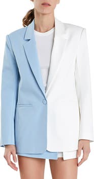English Factory Colorblock Boyfriend Blazer
