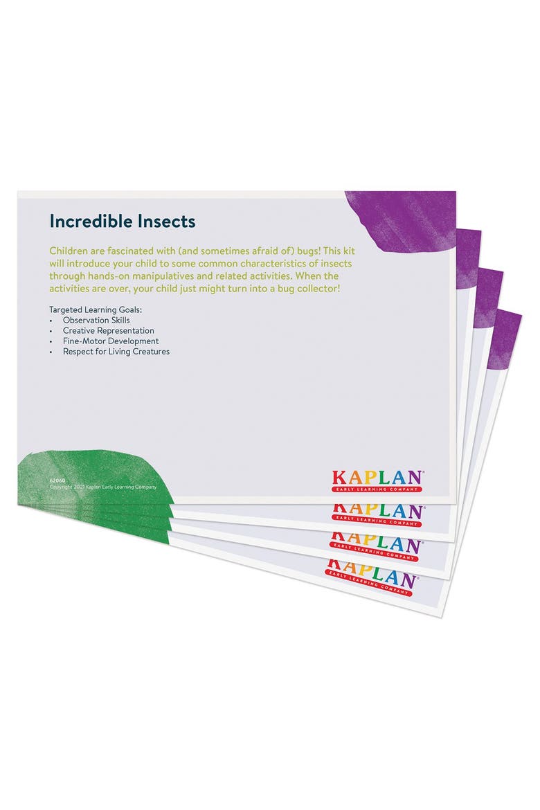 Back to Back Learning Kit - Incredible Insects, Alternate, color, Multicolor