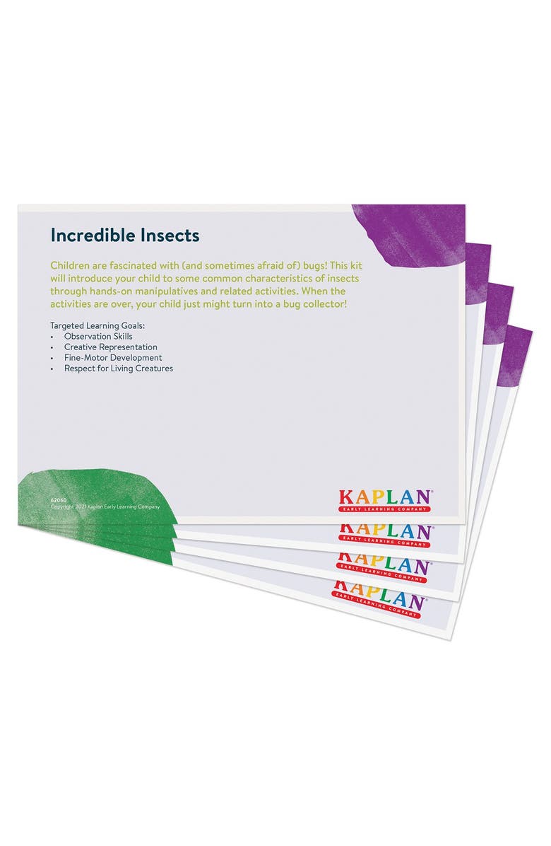 Kaplan Early Learning Company Back to Back Learning Kit - Incredible Insects, Alternate, color, Multicolor