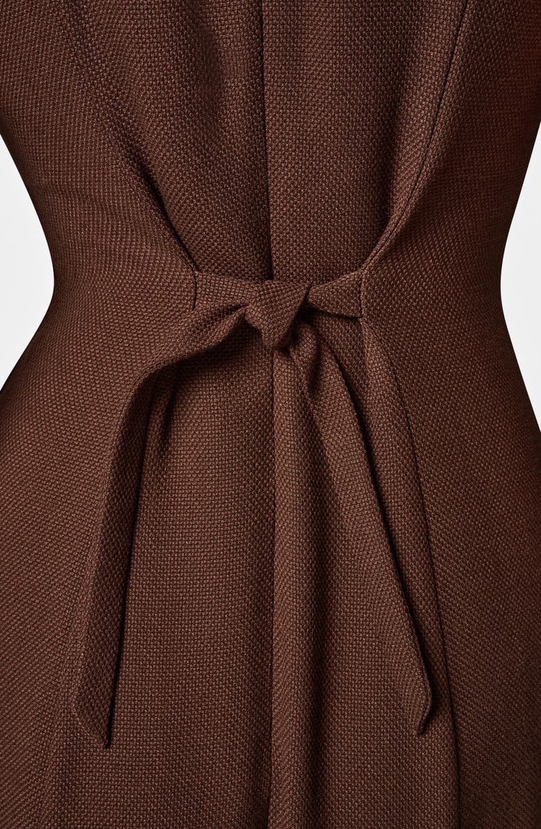 Donna Karan New York Halter Midi Dress, Alternate, color, Canyon