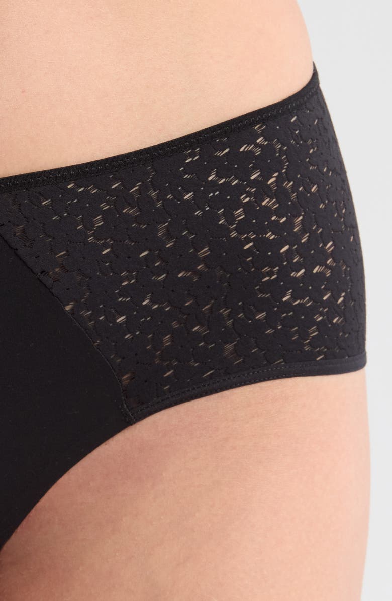 Chantelle Lingerie Norah Hipster Briefs, Alternate, color, Black