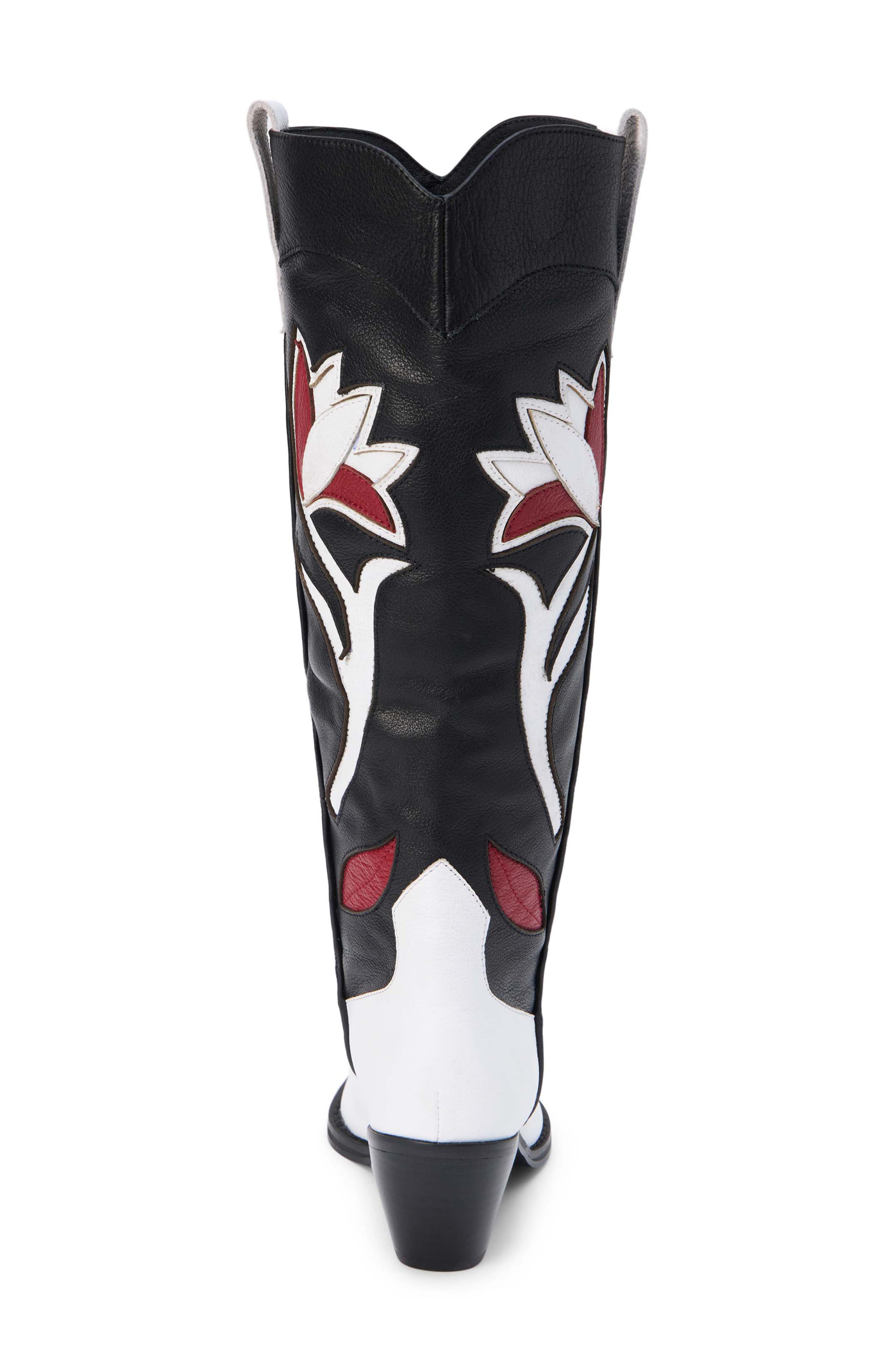 Matisse Cool Hand Western Boot, Alternate, color, Black Multi