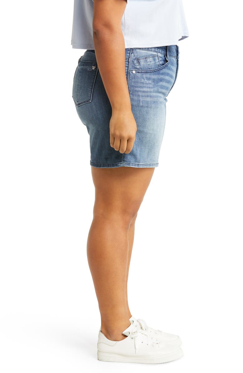 Wit & Wisdom 'Ab'Solution High Waist Denim Shorts, Alternate, color,