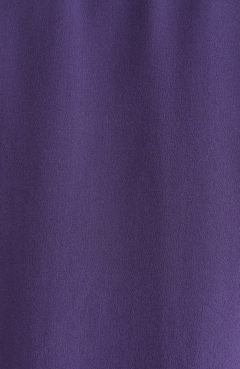 ST. JOHN Silk Crepe Shell, Alternate, color, Deep Purple