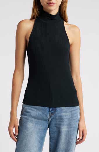 PAIGE Momo Rib Turtleneck Tank