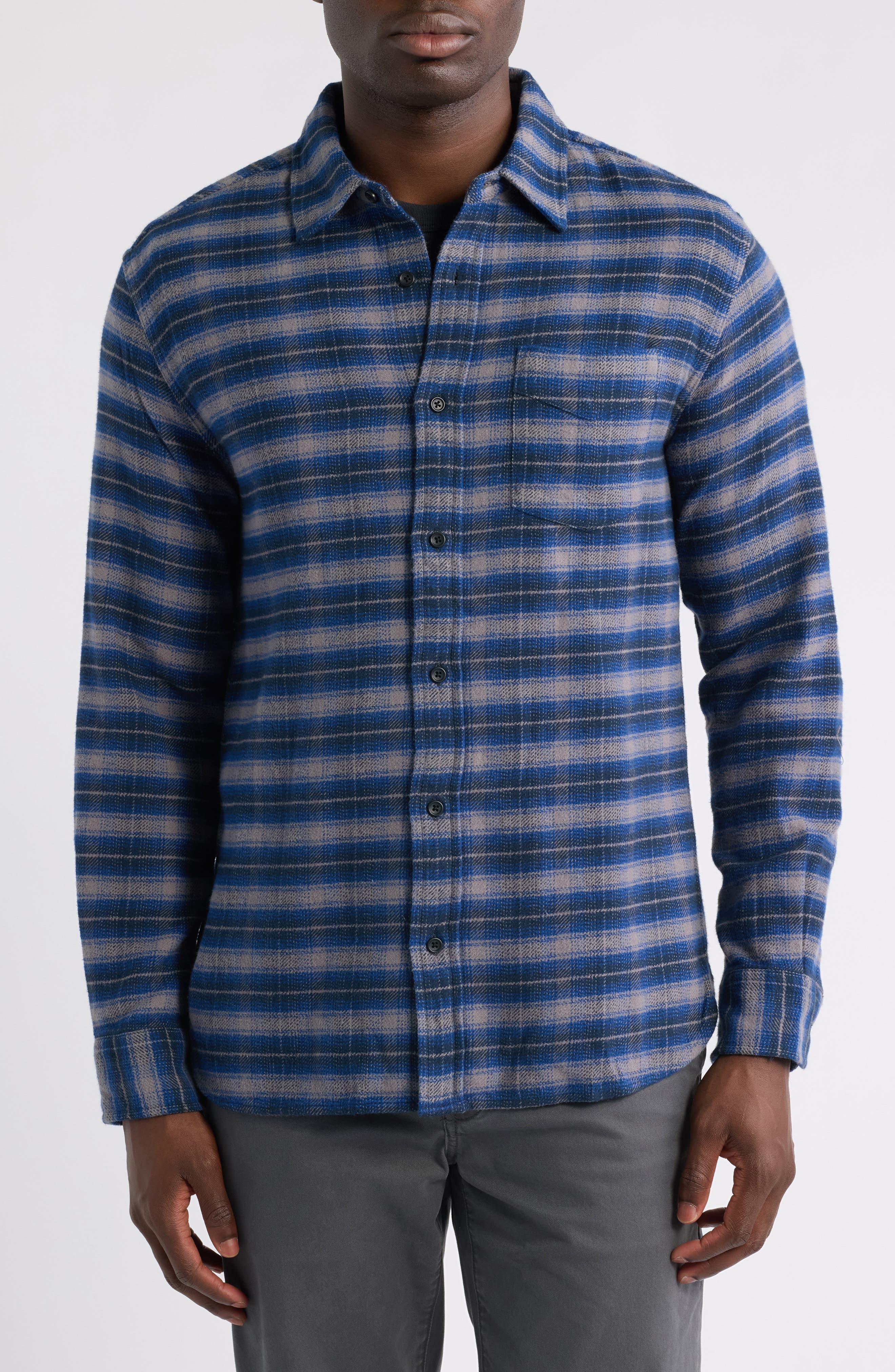 Flint & Tinder by Huckberry Architect Flannel Shirt (Men) | Nordstrom