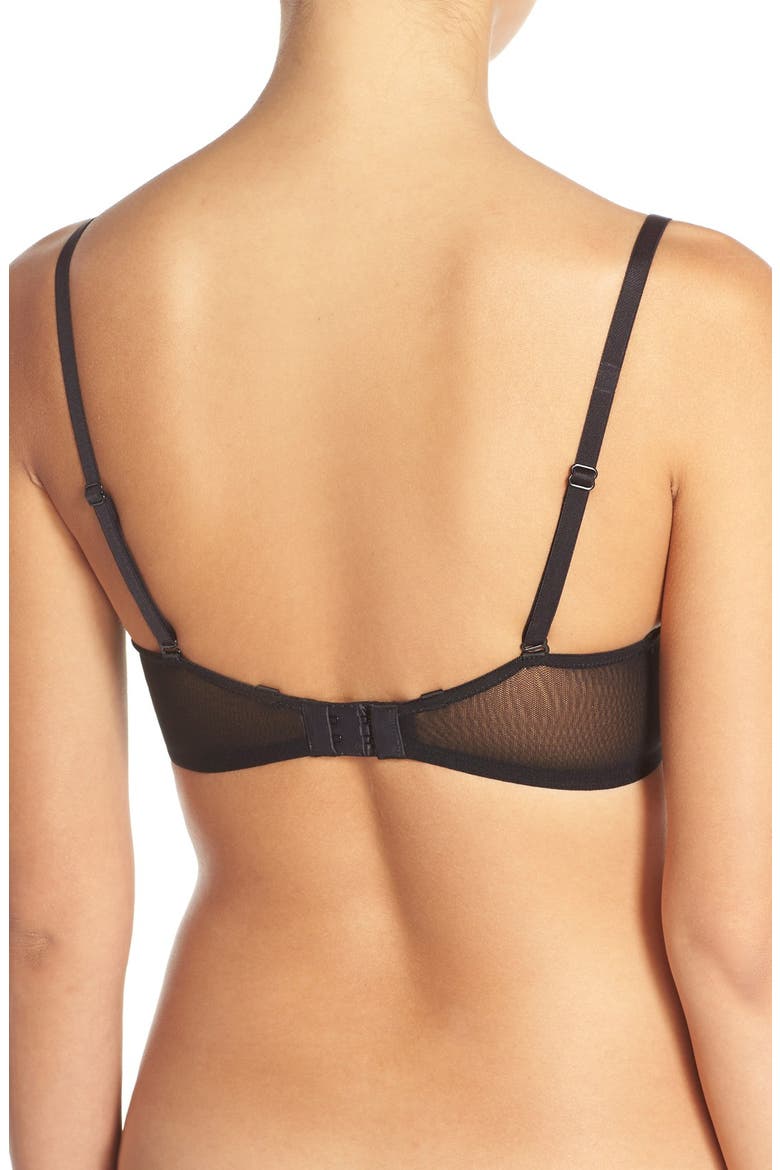 Underwire Convertible T-Shirt Bra, Alternate, color, BLACK