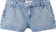 MANGO TEEN Relaxed Low Rise Denim Shorts